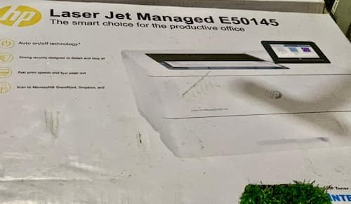 Hp Laserjet Managed E50145 — Copier Machines at DE-BEST OKIBE, Alaba International Market Lagos Nigeria