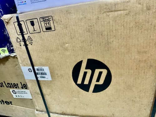 HP LASER JET ENTERPRISE MFP M527 — Laser Printers at DE-BEST OKIBE, Alaba International Market Lagos Nigeria